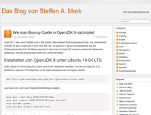 Tablet Screenshot of morknet.de